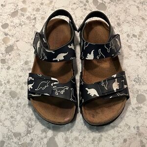 Italian leather boys dinosaur sandals SIZE 9